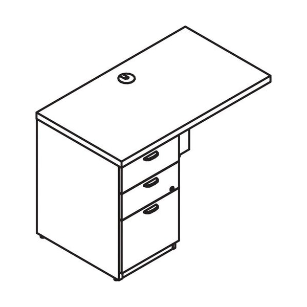 Groupe Lacasse Return, Classic Handle, B/B/F, 42inWx24inDx29-1/2inH, Niagara LAS72KUF2442RA - main